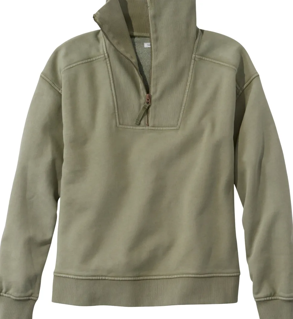 Sunwashed Quarter-Zip Sweatshirt - Women's