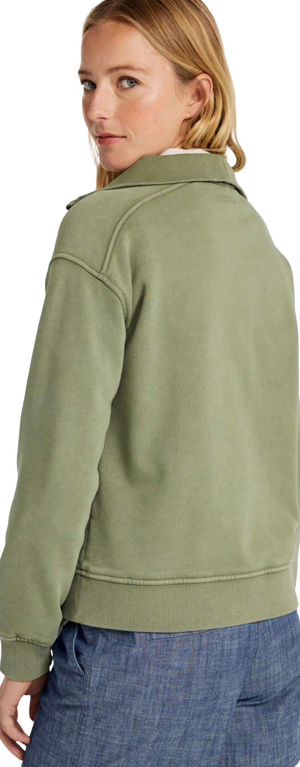 Sunwashed Quarter-Zip Sweatshirt - Women's