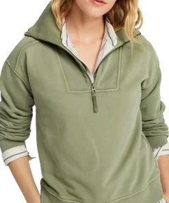 Sunwashed Quarter-Zip Sweatshirt - Women's