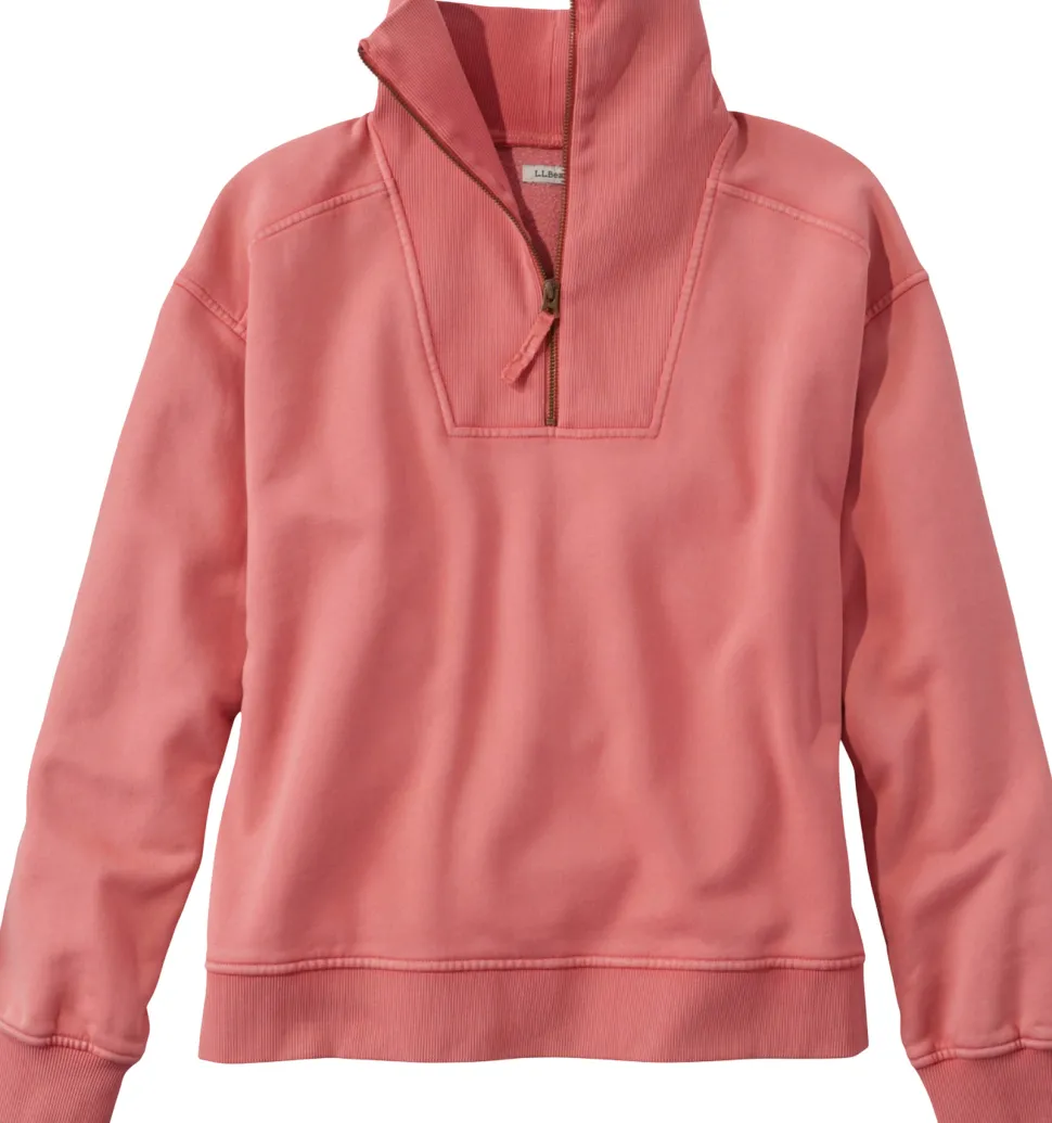 Sunwashed Quarter-Zip Sweatshirt - Women's