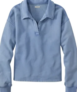 Sunwashed Sweats Splitneck Polo - Women's