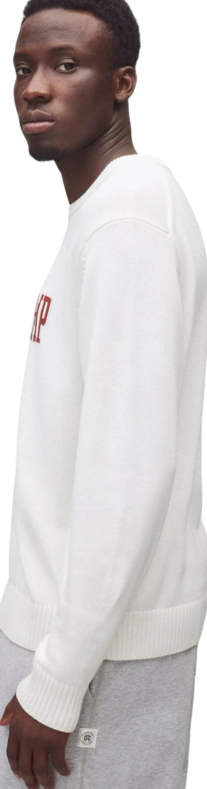 Supima Knit Collegiate Crew Neck Sweater - Men's