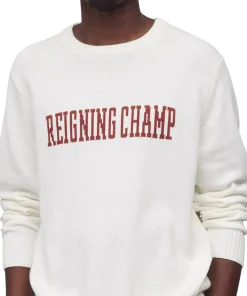 Supima Knit Collegiate Crew Neck Sweater - Men's
