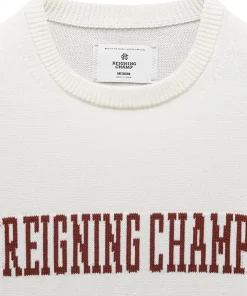 Supima Knit Collegiate Crew Neck Sweater - Men's
