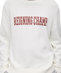 Supima Knit Collegiate Crew Neck Sweater - Men's