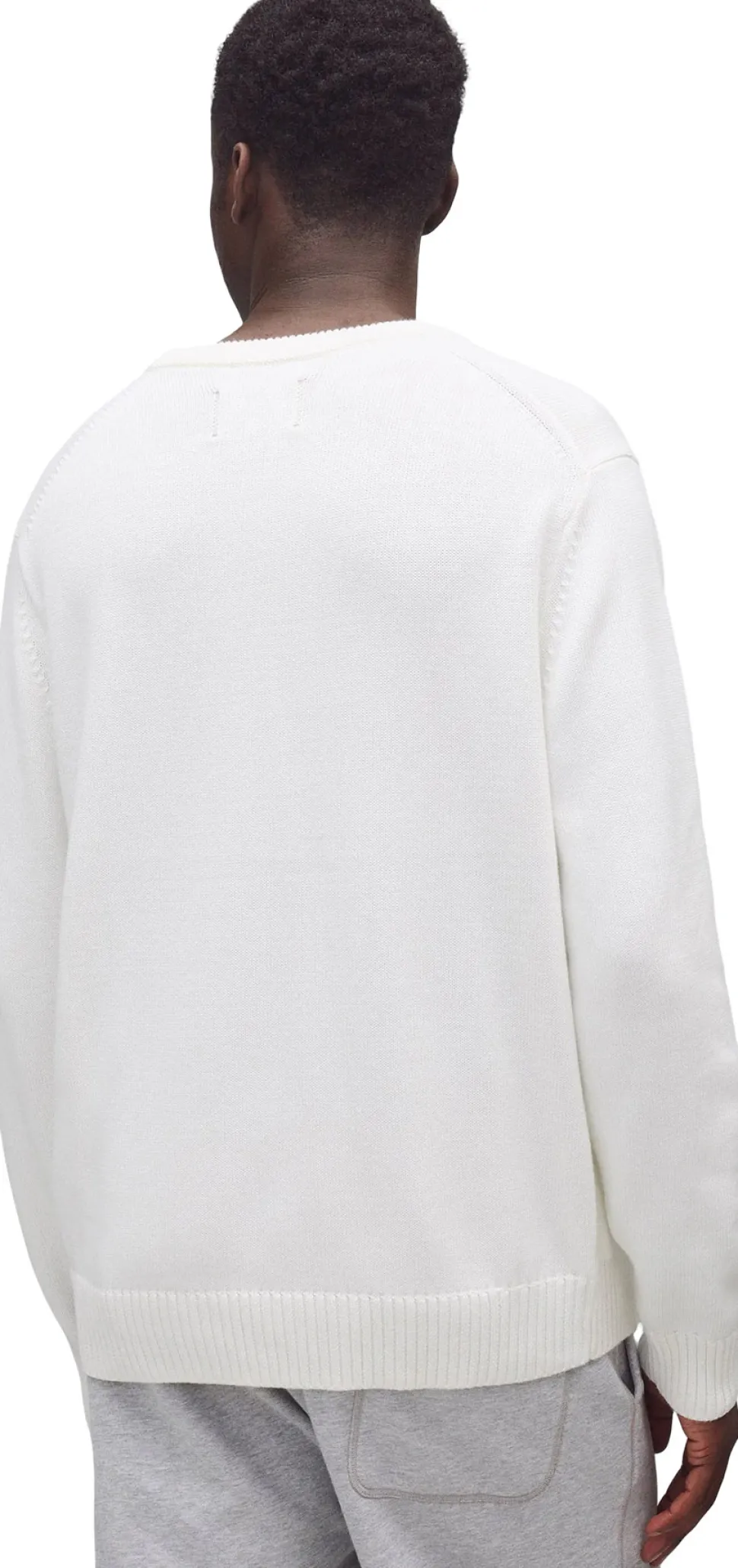 Supima Knit Collegiate Crew Neck Sweater - Men's