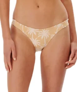 Surf Palms Banded Cheeky Bikini Bottom - Women's