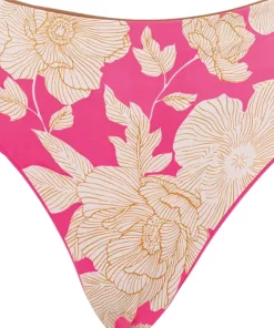 Suzy Babe Radiant Pink High Rise Bikini Bottom - Women's