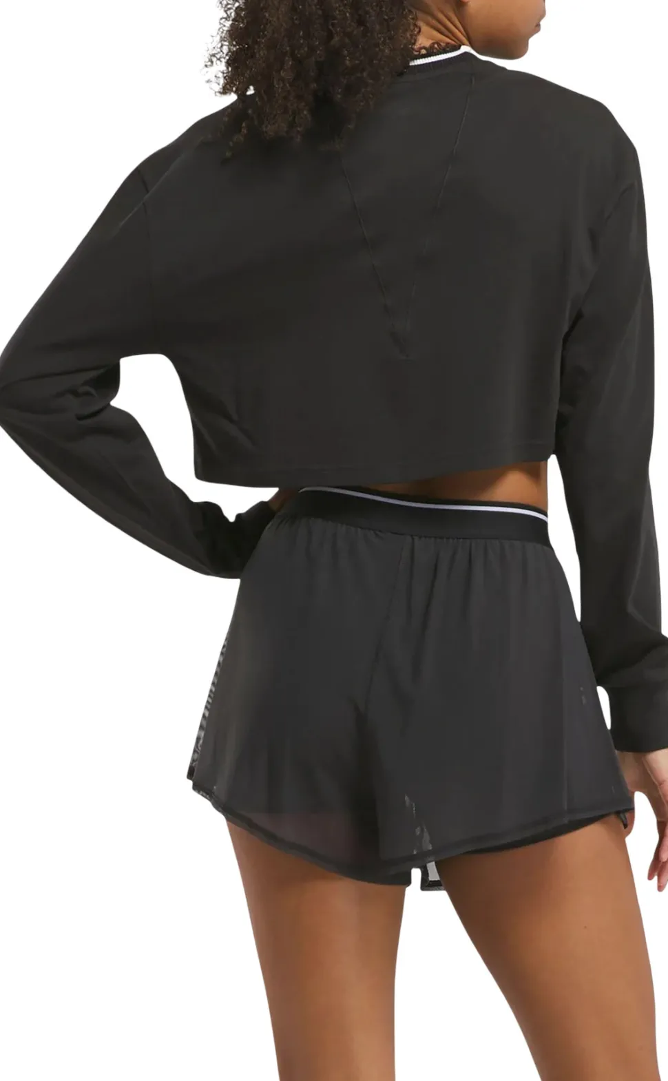 Team Long Sleeve Crop Top - Women's