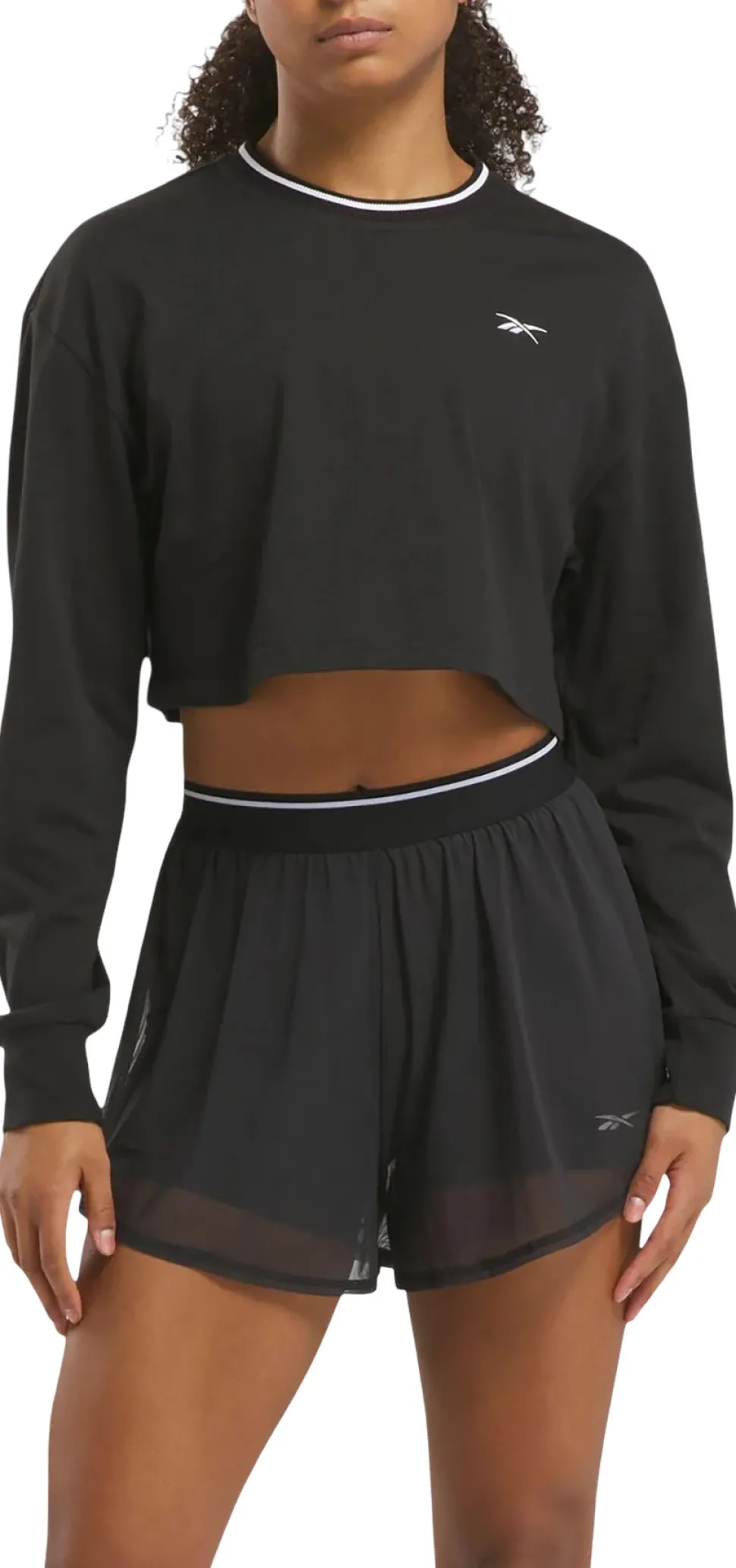 Team Long Sleeve Crop Top - Women's