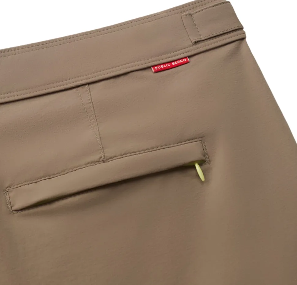 The Lifeguard Keep It Tight Tailored Solid Swim Shorts with Compression Liner 6.5" - Men's