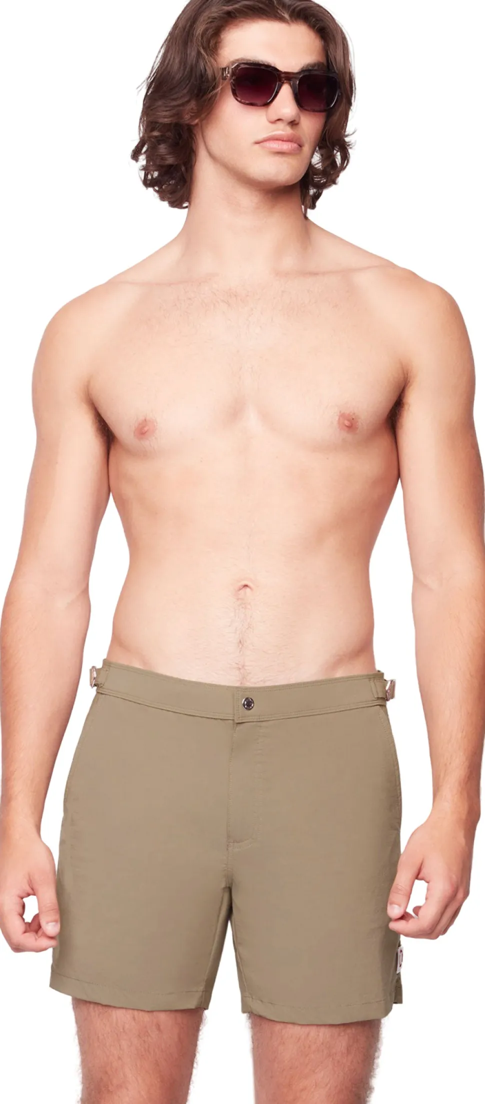 The Lifeguard Keep It Tight Tailored Solid Swim Shorts with Compression Liner 6.5" - Men's