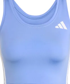 Train Essentials 3-Stripes Crop Tank Top - Women's