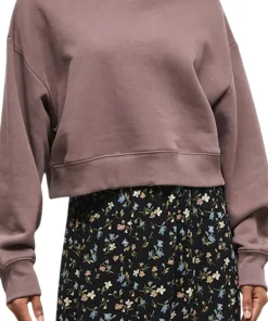TreeFleece Oversized Cropped Crew Neck Sweatshirt - Women's