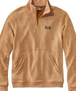 Tumbled Sherpa Quarter-Zip Pullover - Men's