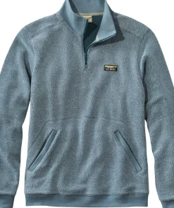 Tumbled Sherpa Quarter-Zip Pullover - Men's