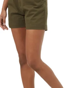 Twill High Waist Shorts - Women's