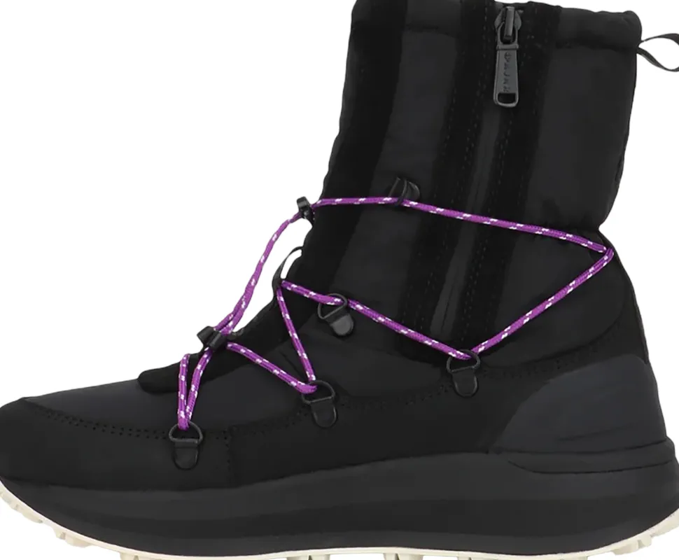 Urban Combat Hi Zip Pull On Sneaker Boots - Women's