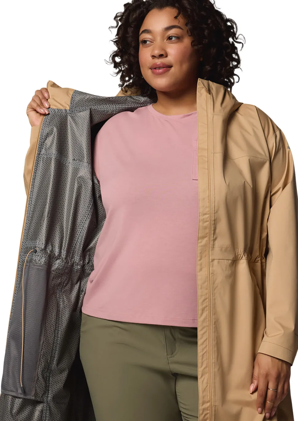 Weekend Adventure II Plus Size Long Shell Jacket - Women's