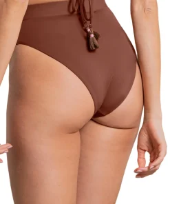 Whitney Moccachino High Rise/High Leg Bikini Bottom - Women's