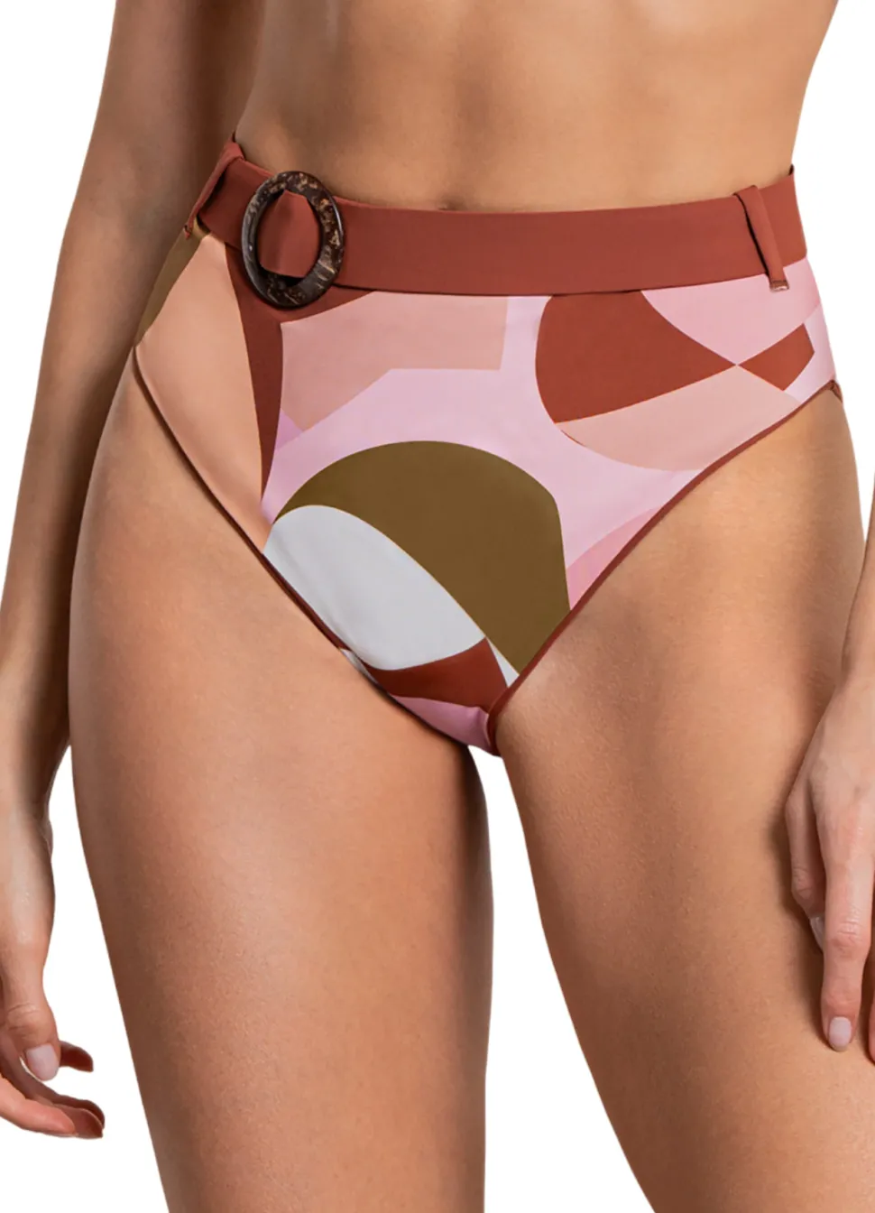 Whitney Moccachino High Rise/High Leg Bikini Bottom - Women's