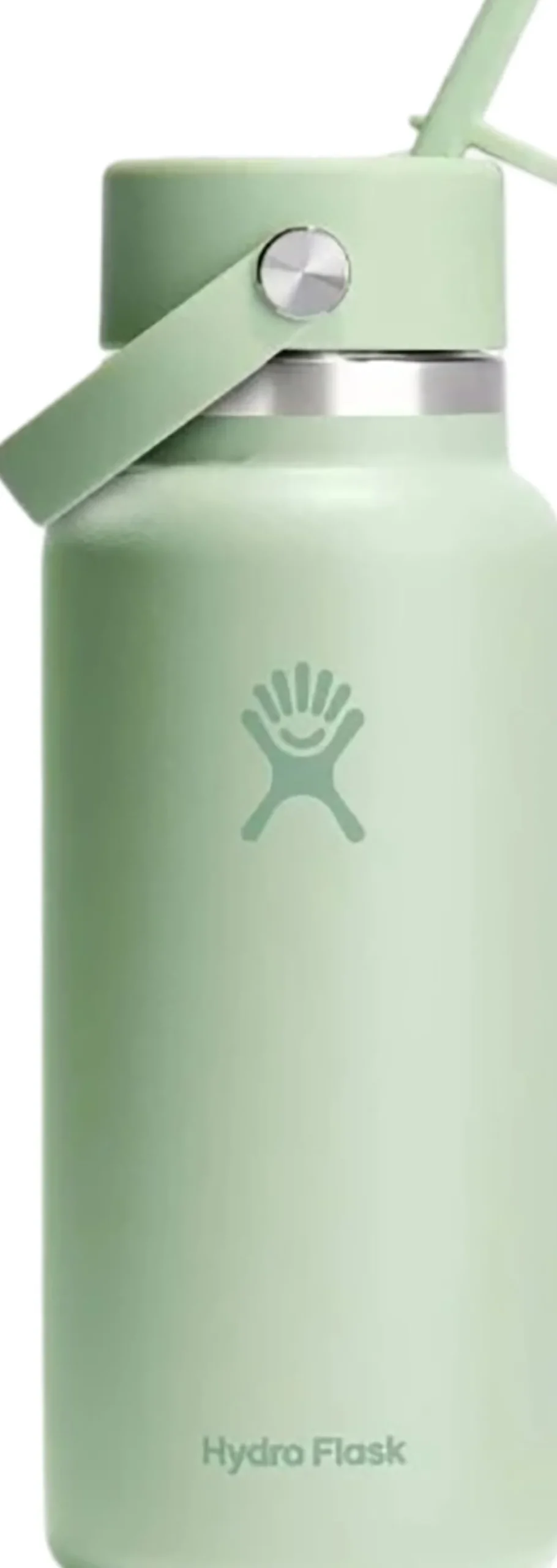 Wide Mouth Water Bottle with Flex Straw Cap 945ml