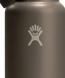 Wide Mouth Water Bottle with Flex Straw Cap 945ml