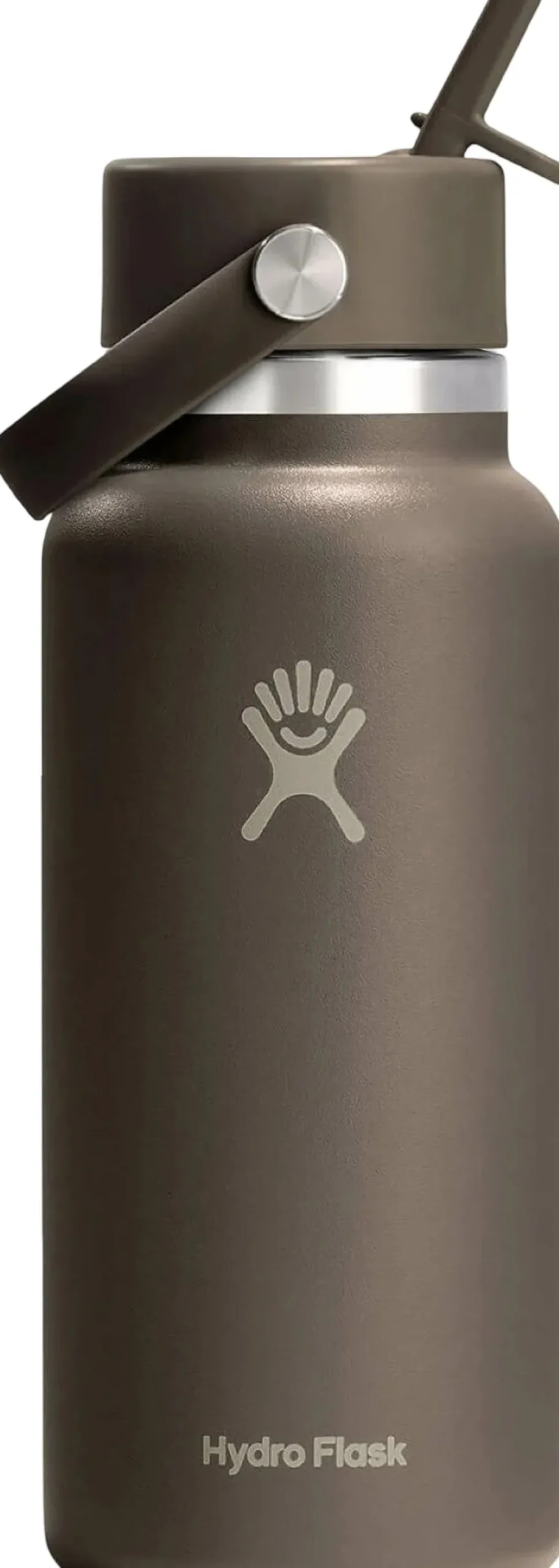 Wide Mouth Water Bottle with Flex Straw Cap 945ml