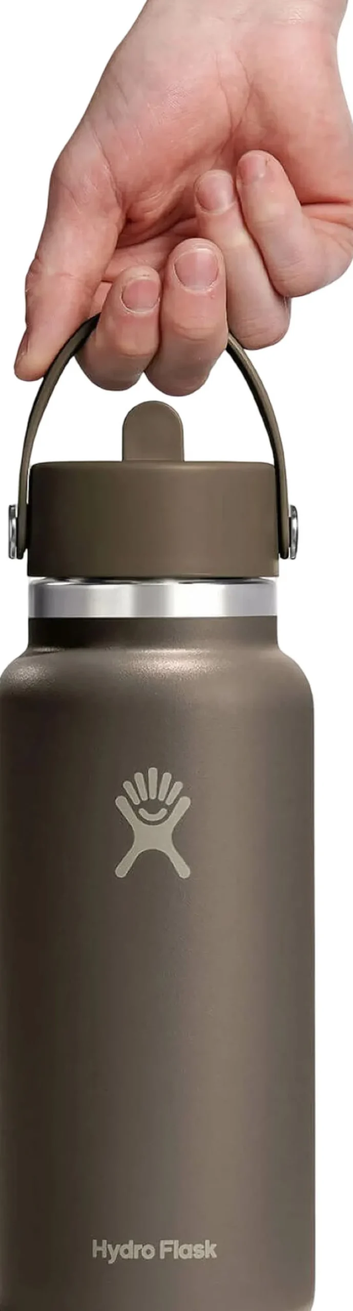 Wide Mouth Water Bottle with Flex Straw Cap 945ml