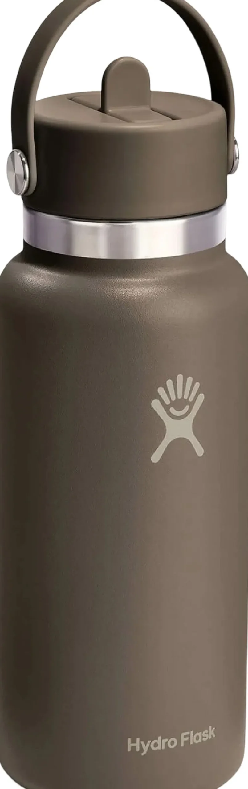 Wide Mouth Water Bottle with Flex Straw Cap 945ml