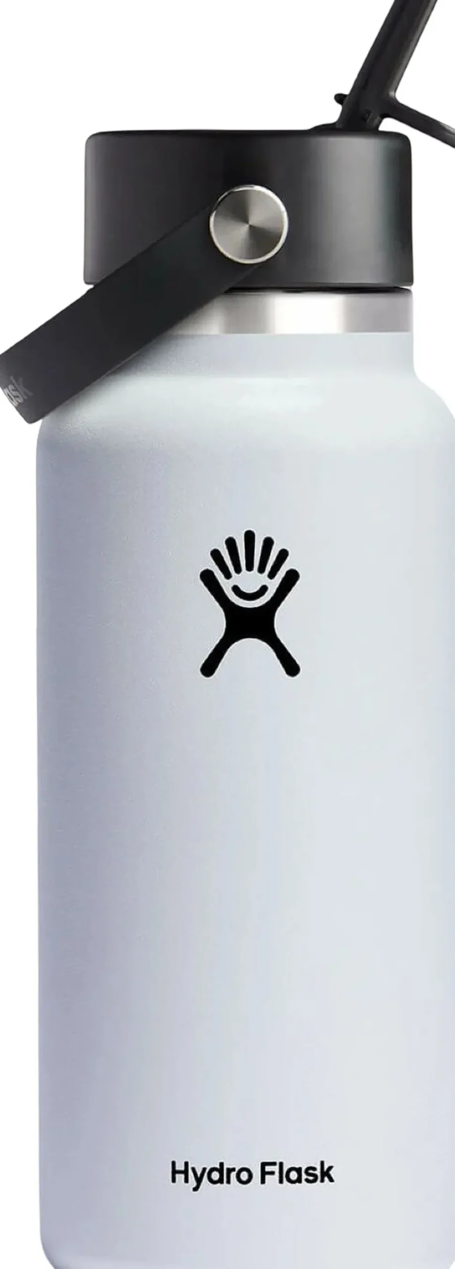 Wide Mouth Water Bottle with Flex Straw Cap 945ml