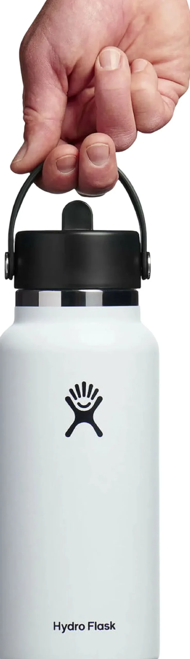 Wide Mouth Water Bottle with Flex Straw Cap 945ml