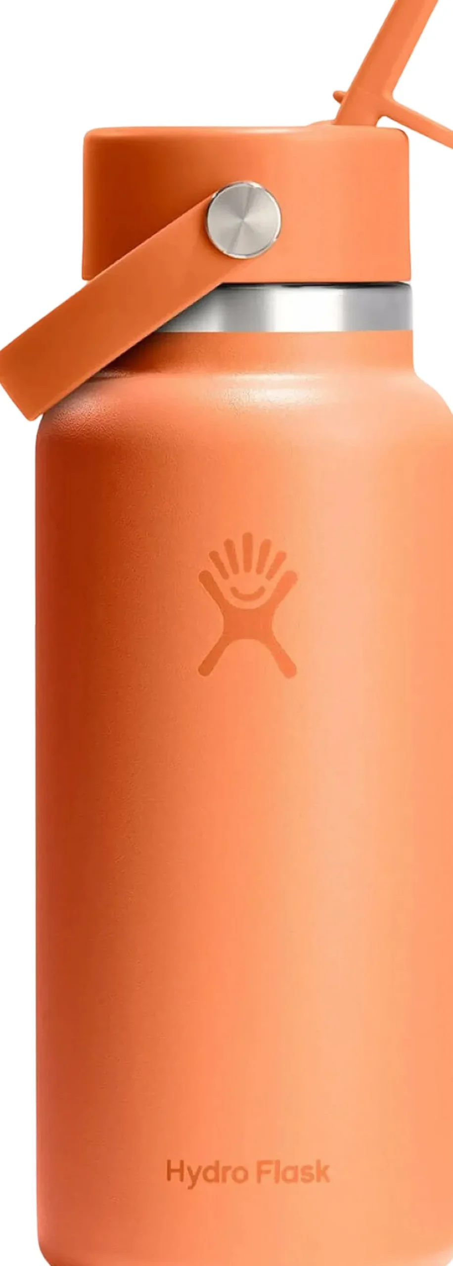 Wide Mouth Water Bottle with Flex Straw Cap 945ml