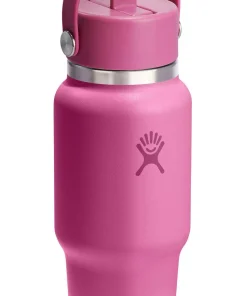 Wide Mouth Water Bottle with Flex Straw Cap 710ml