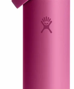 Wide Mouth Water Bottle with Flex Straw Cap 710ml