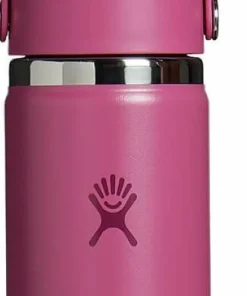 Wide Mouth Water Bottle with Flex Straw Cap 710ml