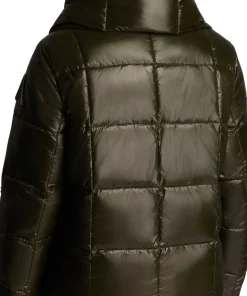 Winekka 2-In-1 Reversible Puffer Jacket with Oversized Removable Scarf - Women's