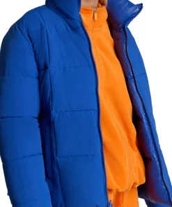 Winekka 2-In-1 Reversible Puffer Jacket with Oversized Removable Scarf - Women's