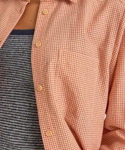 Winnie Check Oversized Shirt - Women's