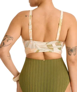 Wrap One-Piece Swimsuit - Women's