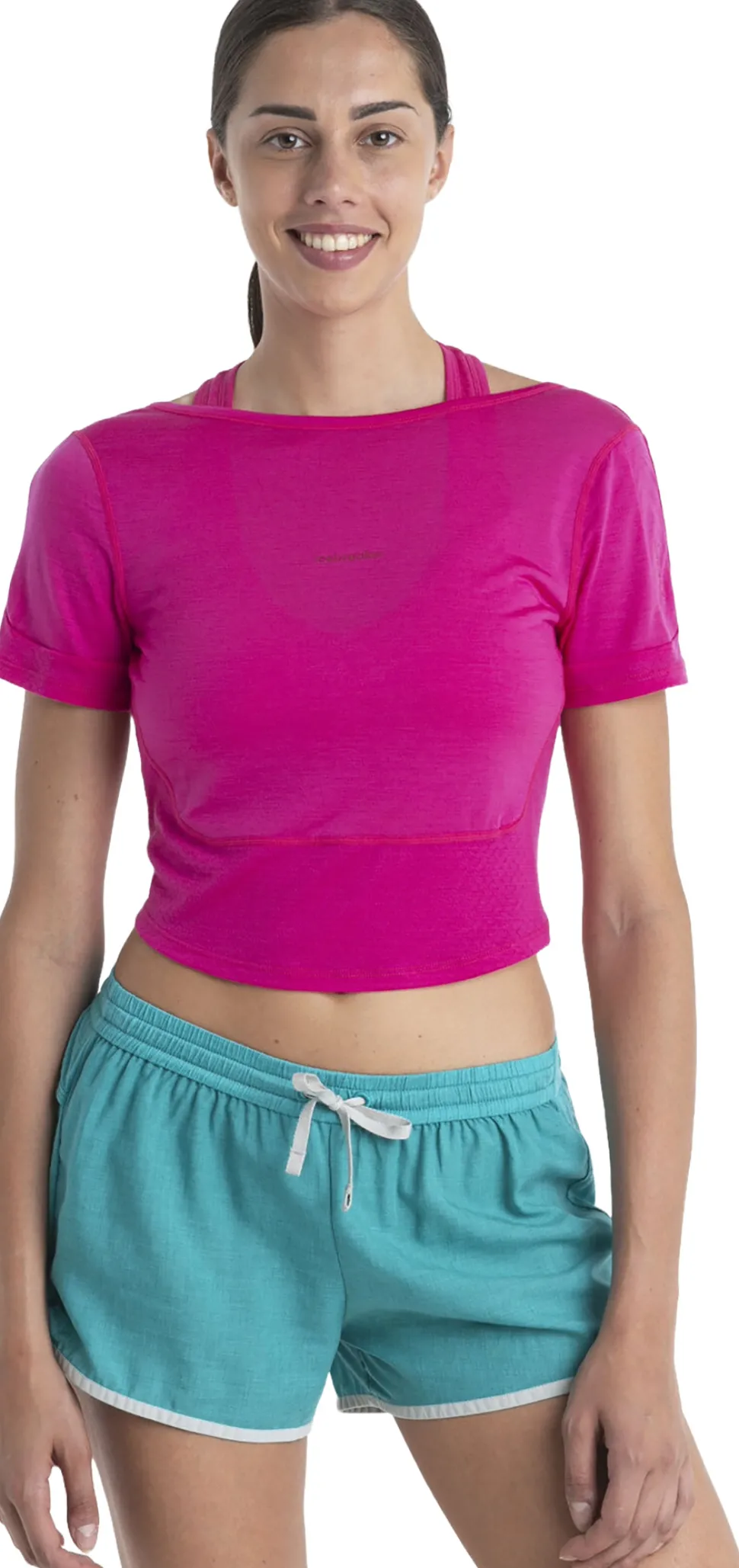 Zoneknit Short Sleeve Scoop Back Tee - Women's