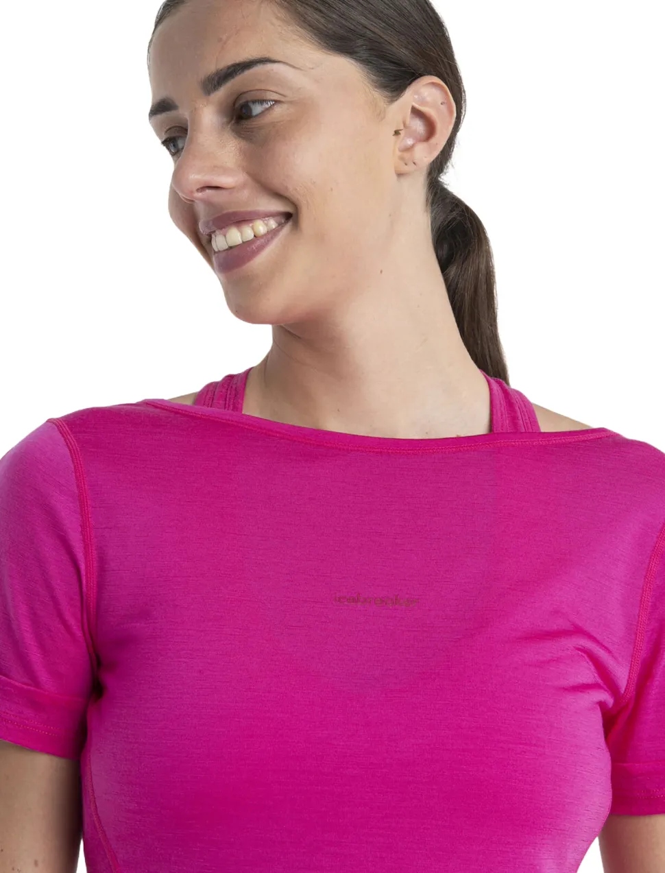 Zoneknit Short Sleeve Scoop Back Tee - Women's